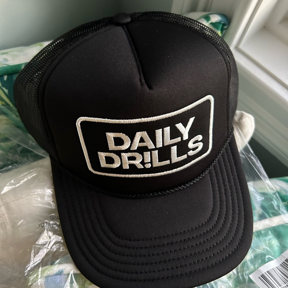 Daily Drills Black Trucker Hat